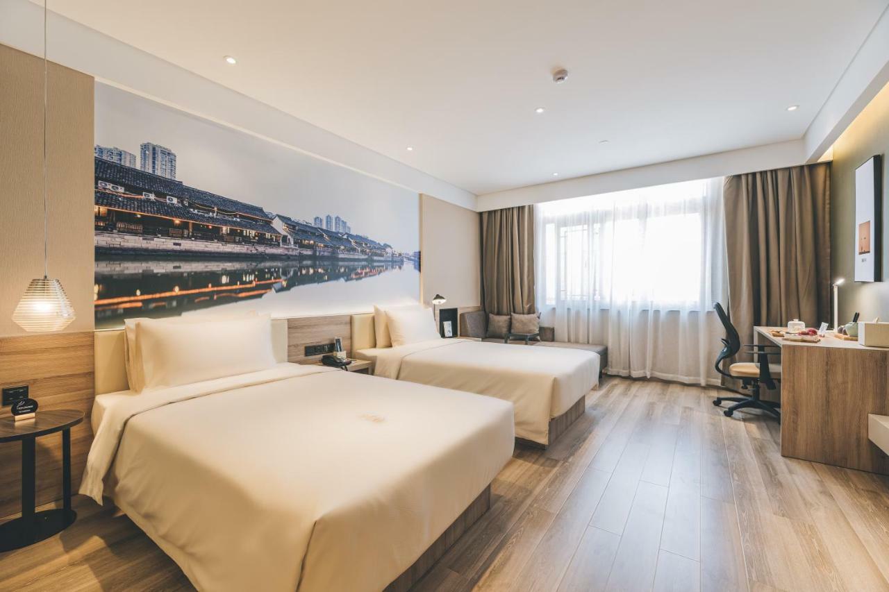 Atour Hotel Haining Leather City South Gate מראה חיצוני תמונה