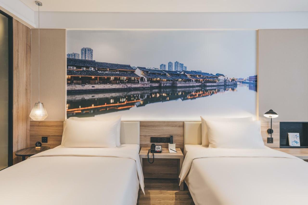 Atour Hotel Haining Leather City South Gate מראה חיצוני תמונה